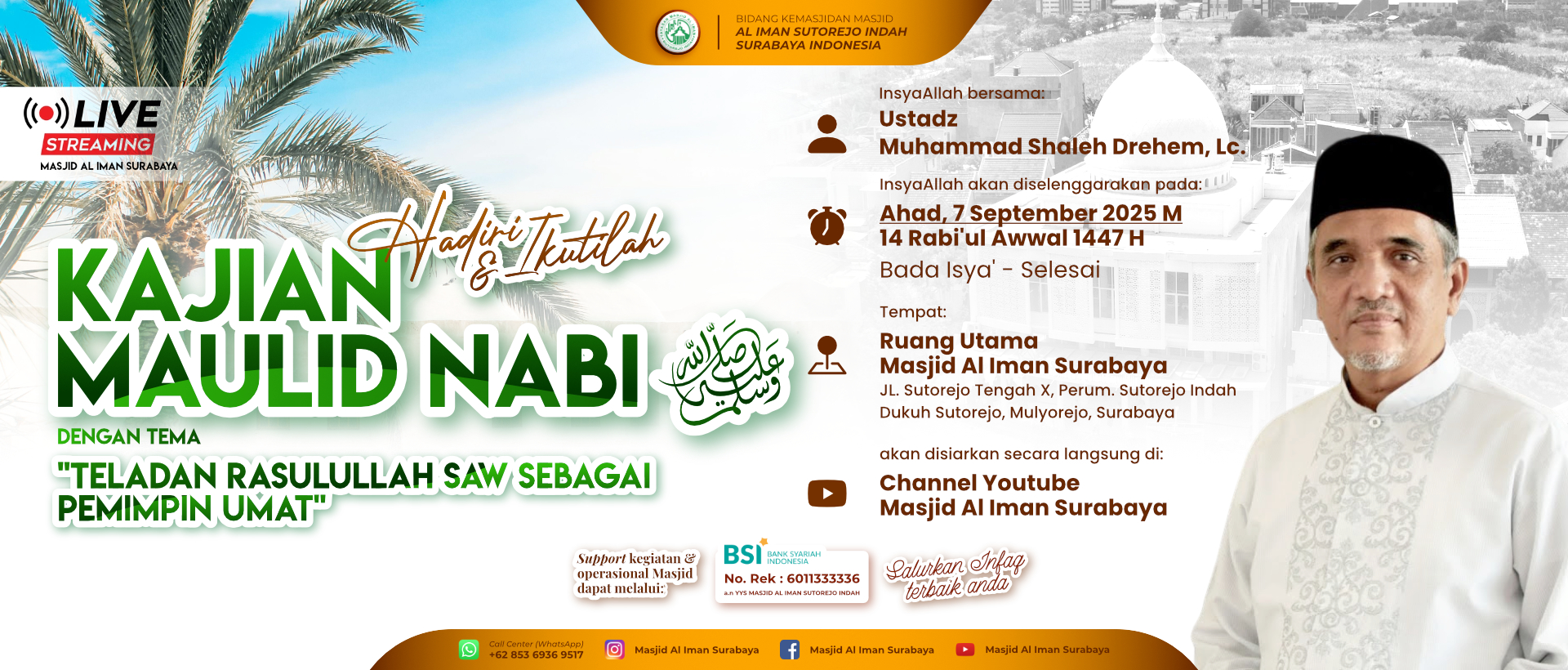 KAJIAN MAULID NABI SAW 1447